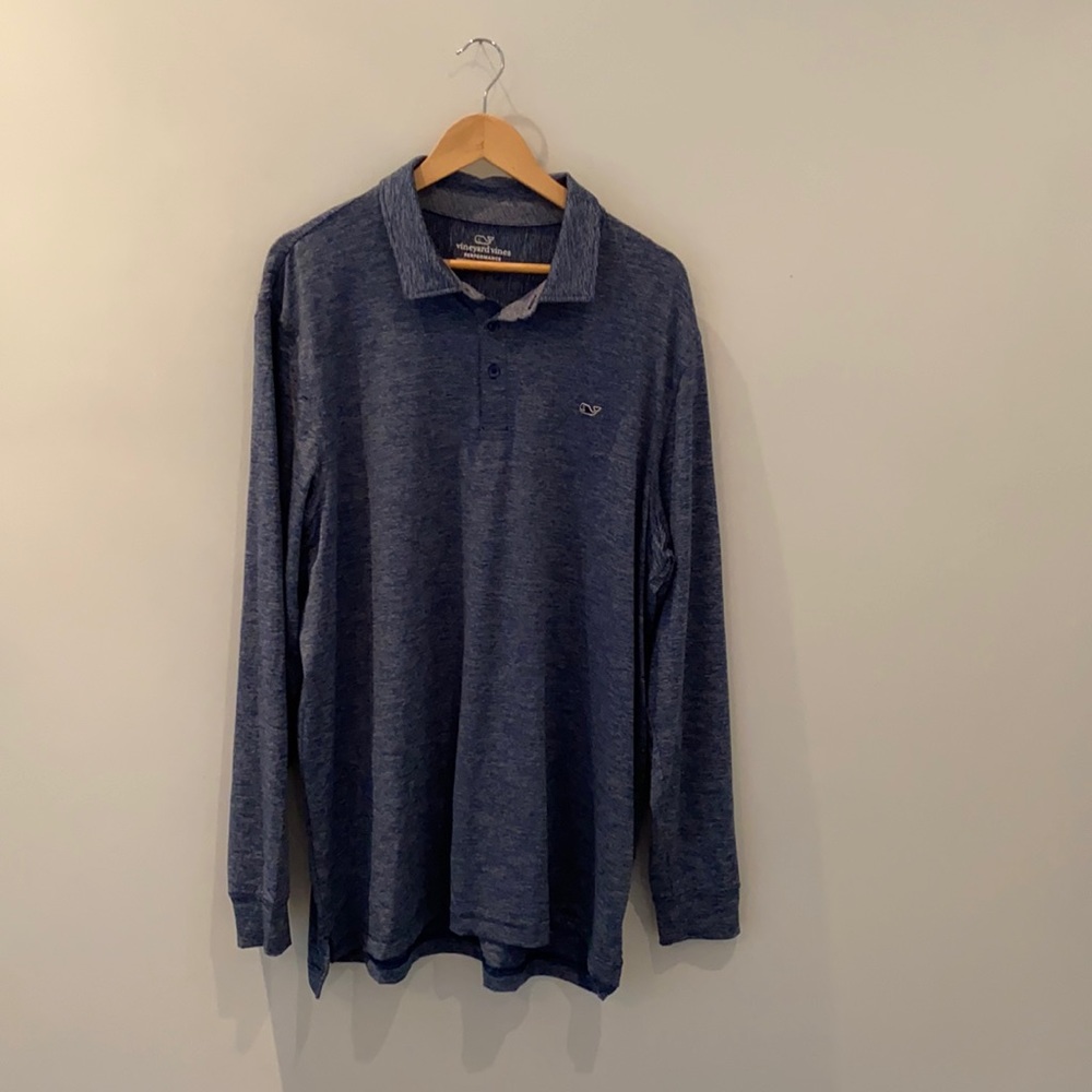 Vineyard Vines XL long sleeve performance polo